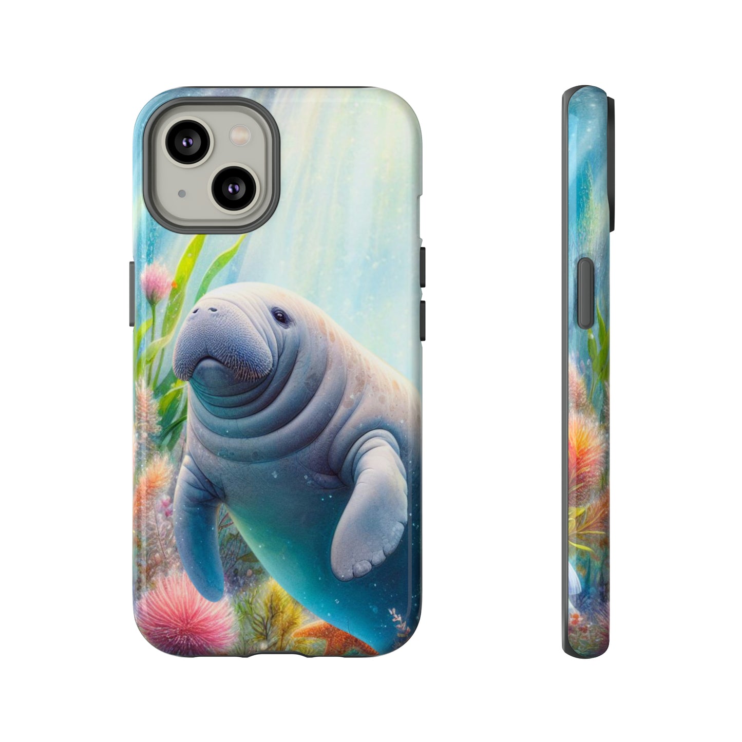 Manatee phone case protective