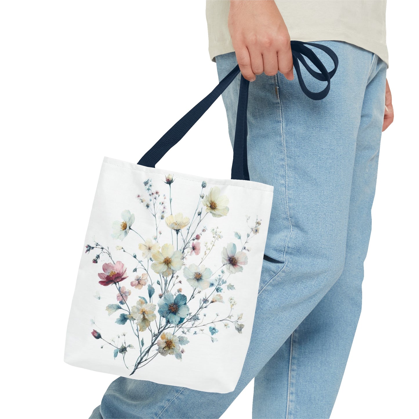 Flower tote bag