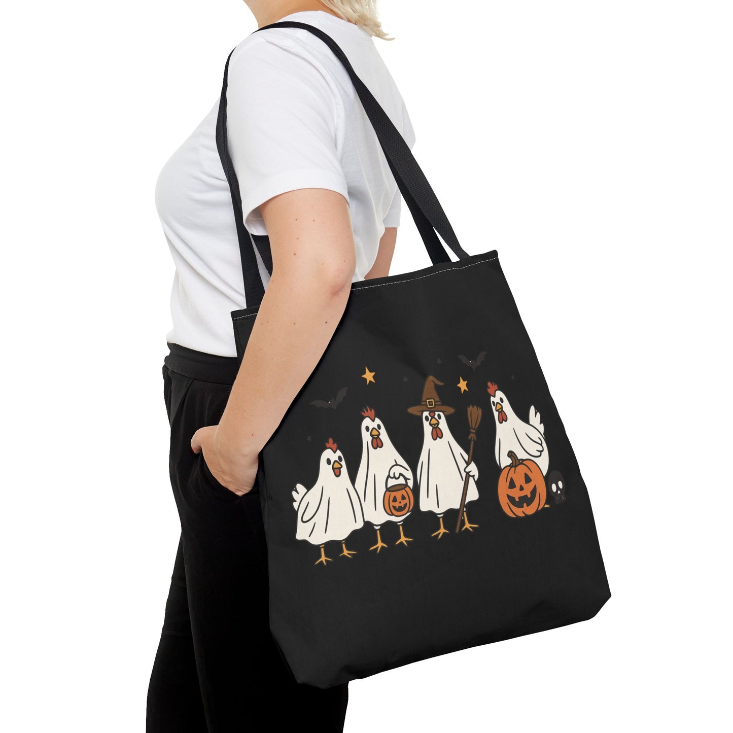 Chicken Halloween Tote Bag