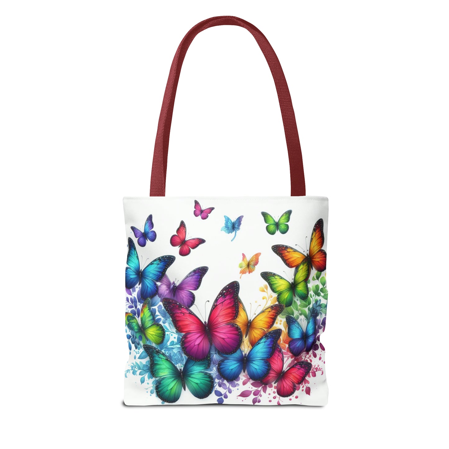 Rainbow Butterfly Tote Bag