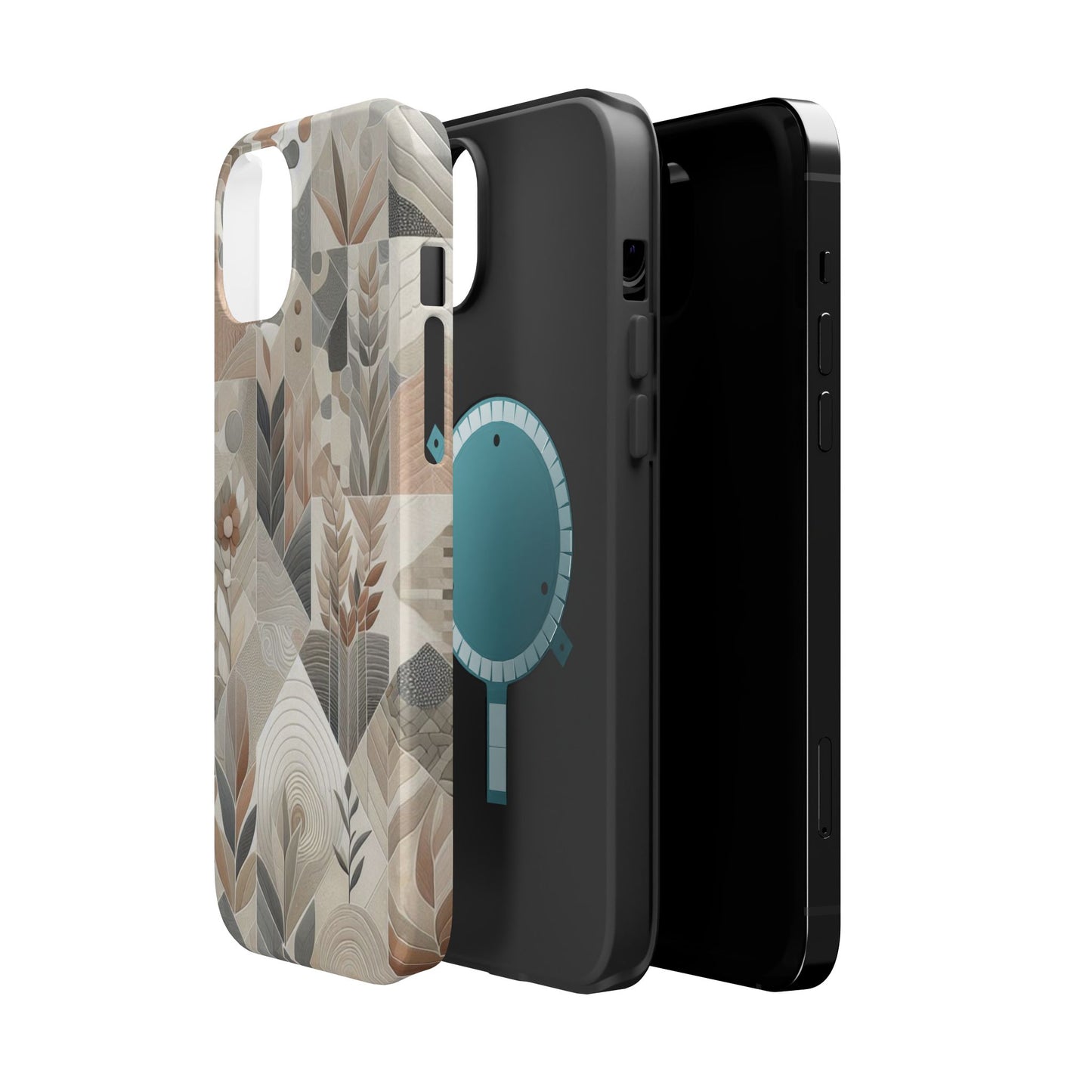 Boho Mosaic Phone Case Magnetic