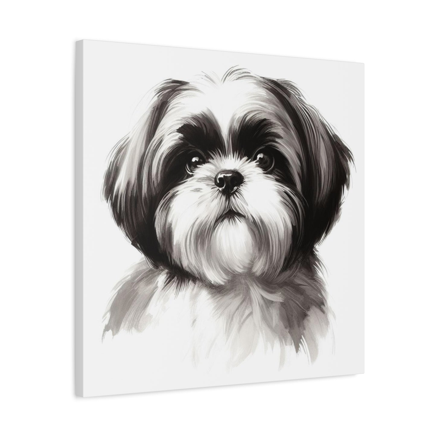 Shih tzu painting