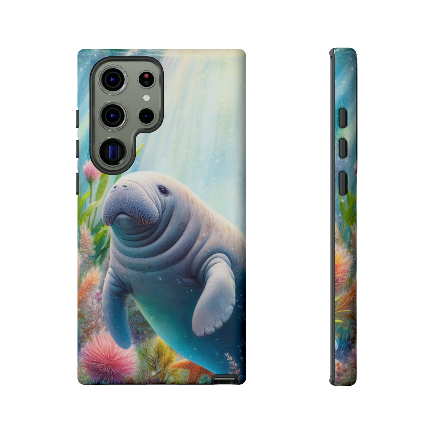 Manatee phone case protective