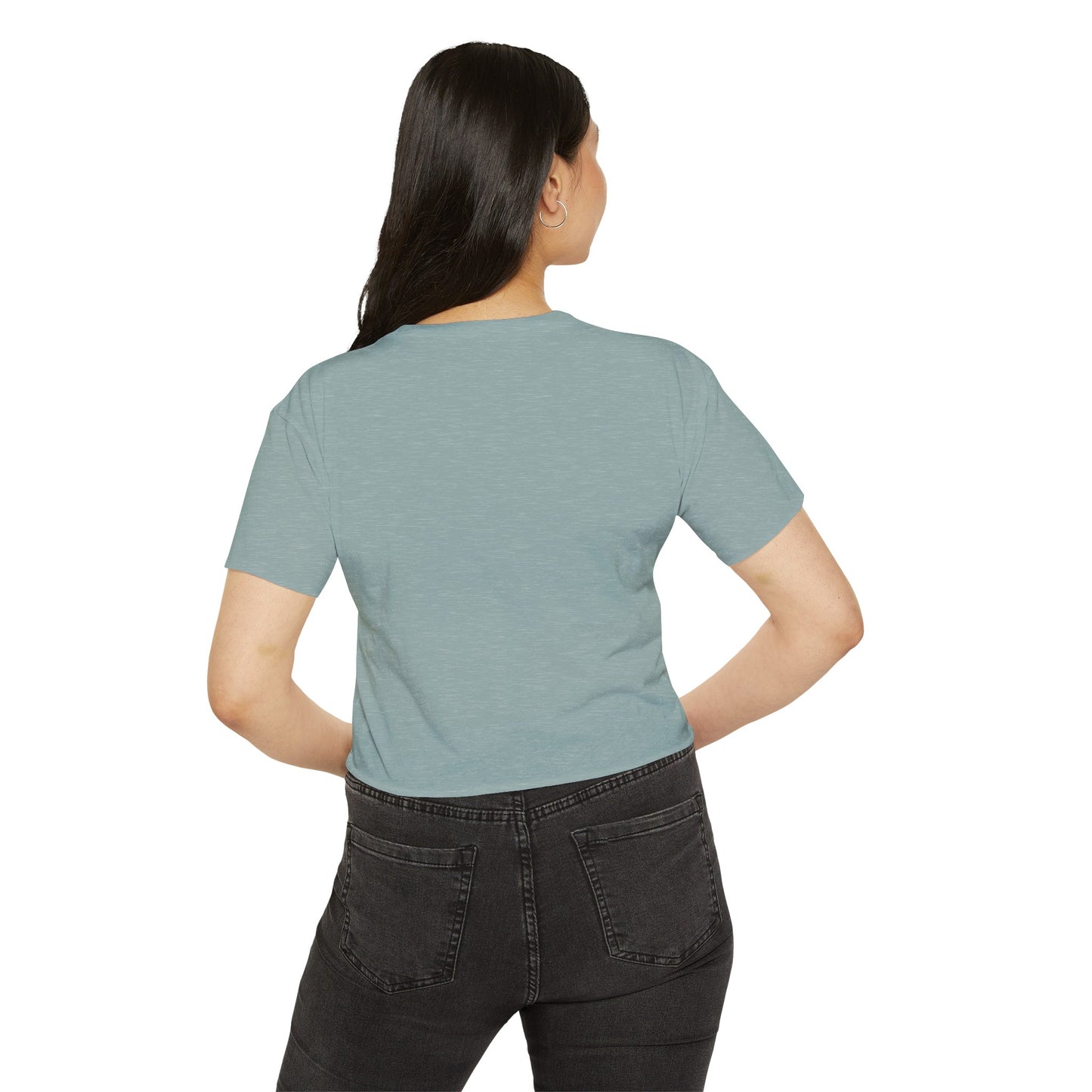 Gold Cropped Tee Women's
