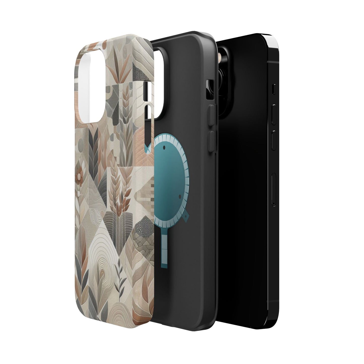 Boho Mosaic Phone Case Magnetic