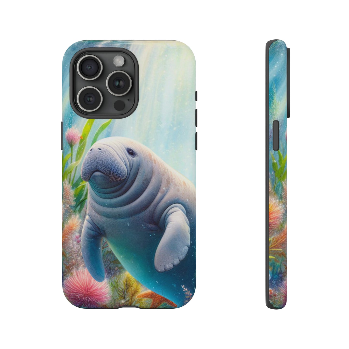 Manatee phone case protective