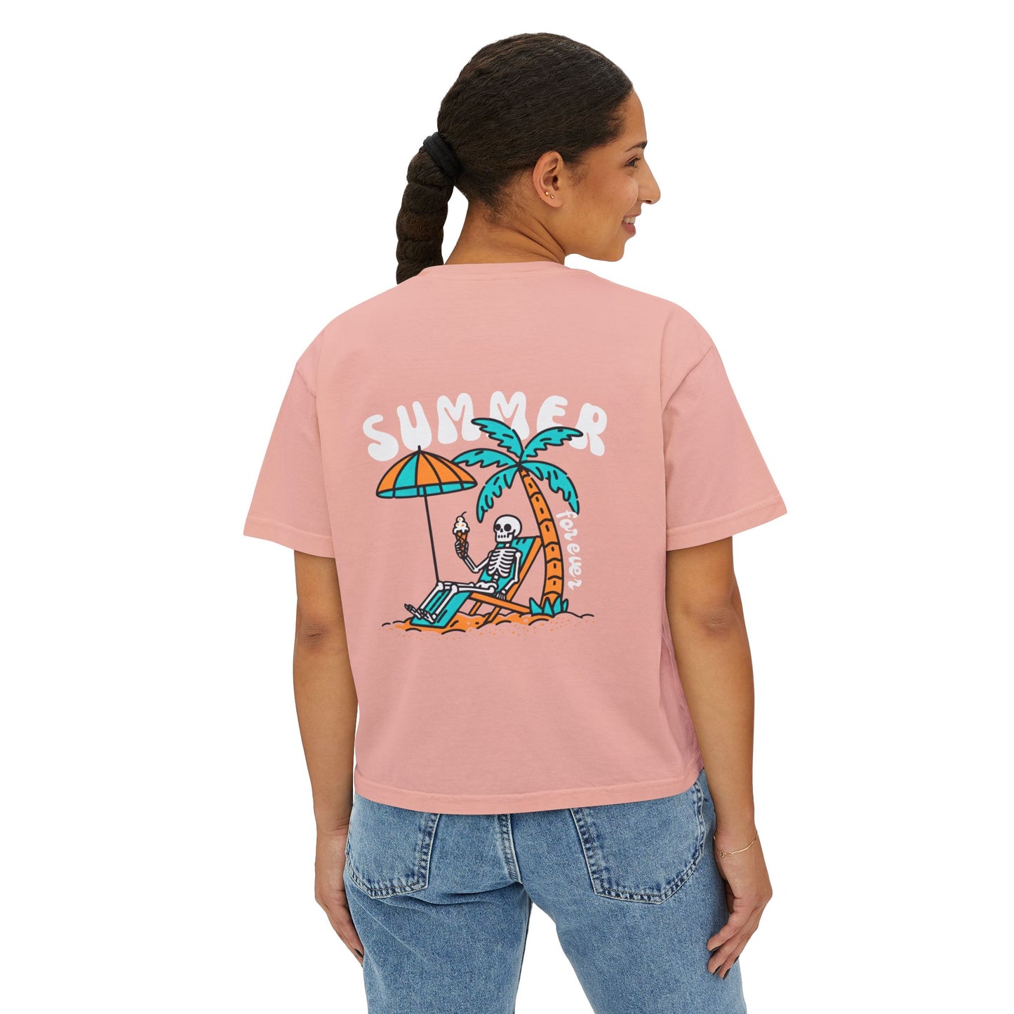 Summer Skeleton Women's Tee - Summerween Shirt
