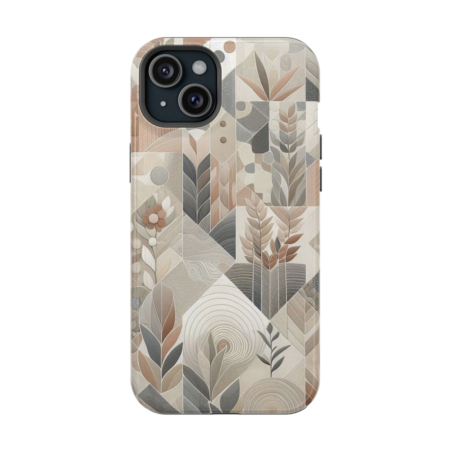 Boho Mosaic Phone Case Magnetic