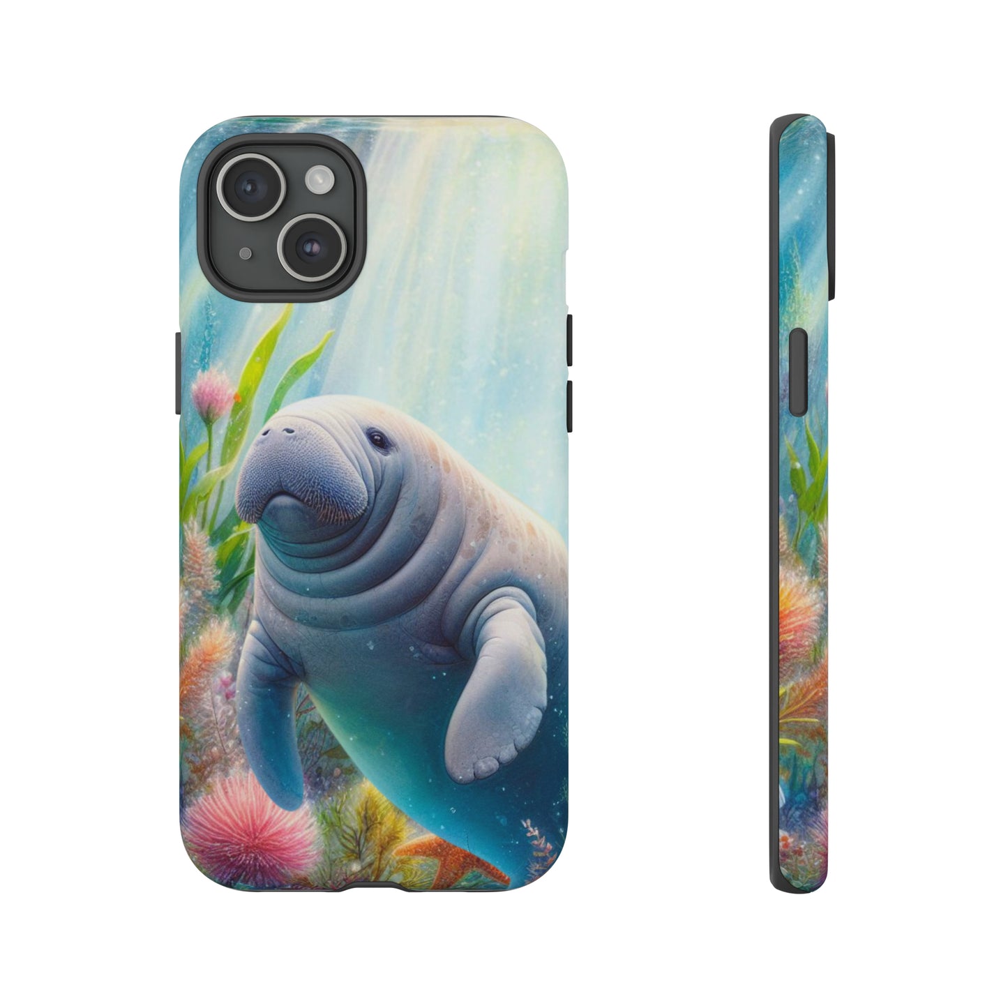 Manatee phone case protective