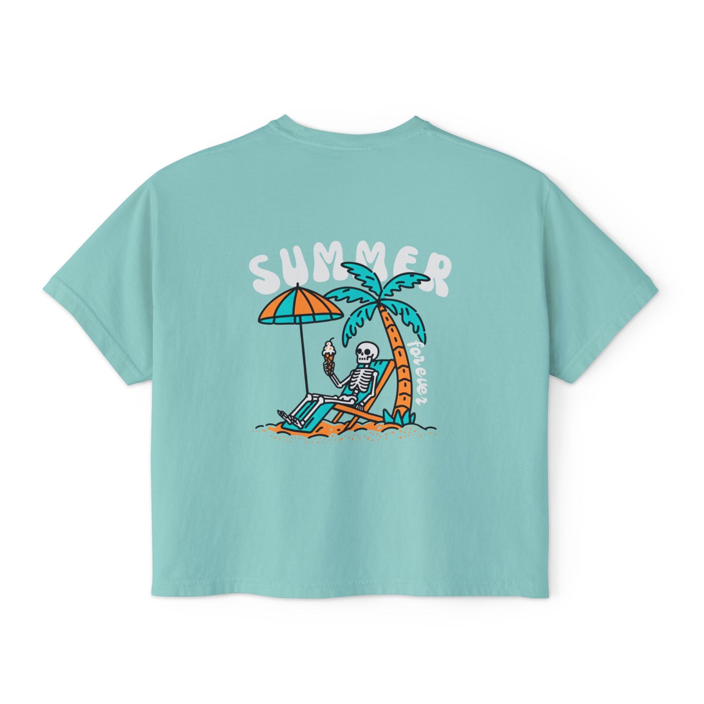 Summer Skeleton Women's Tee - Summerween Shirt