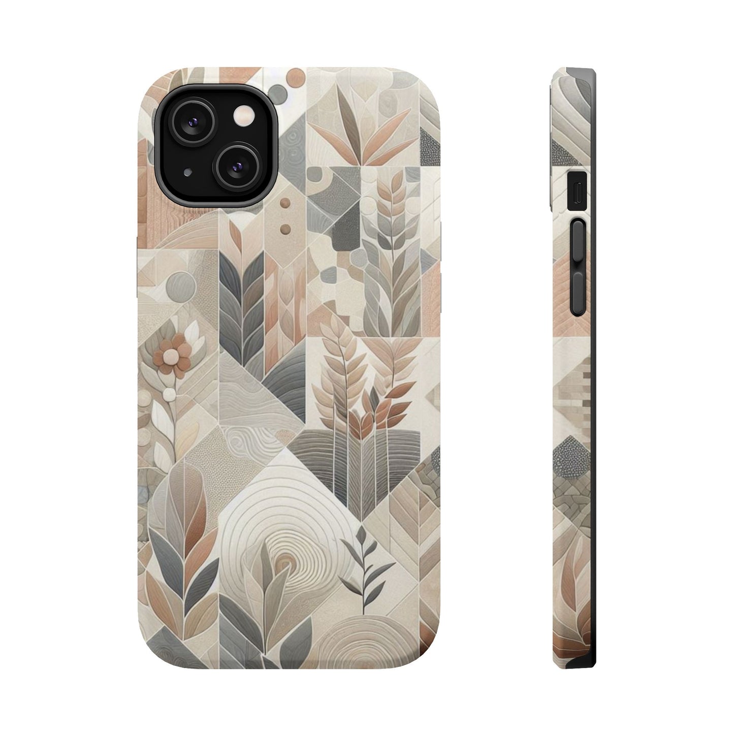 Boho Mosaic Phone Case Magnetic