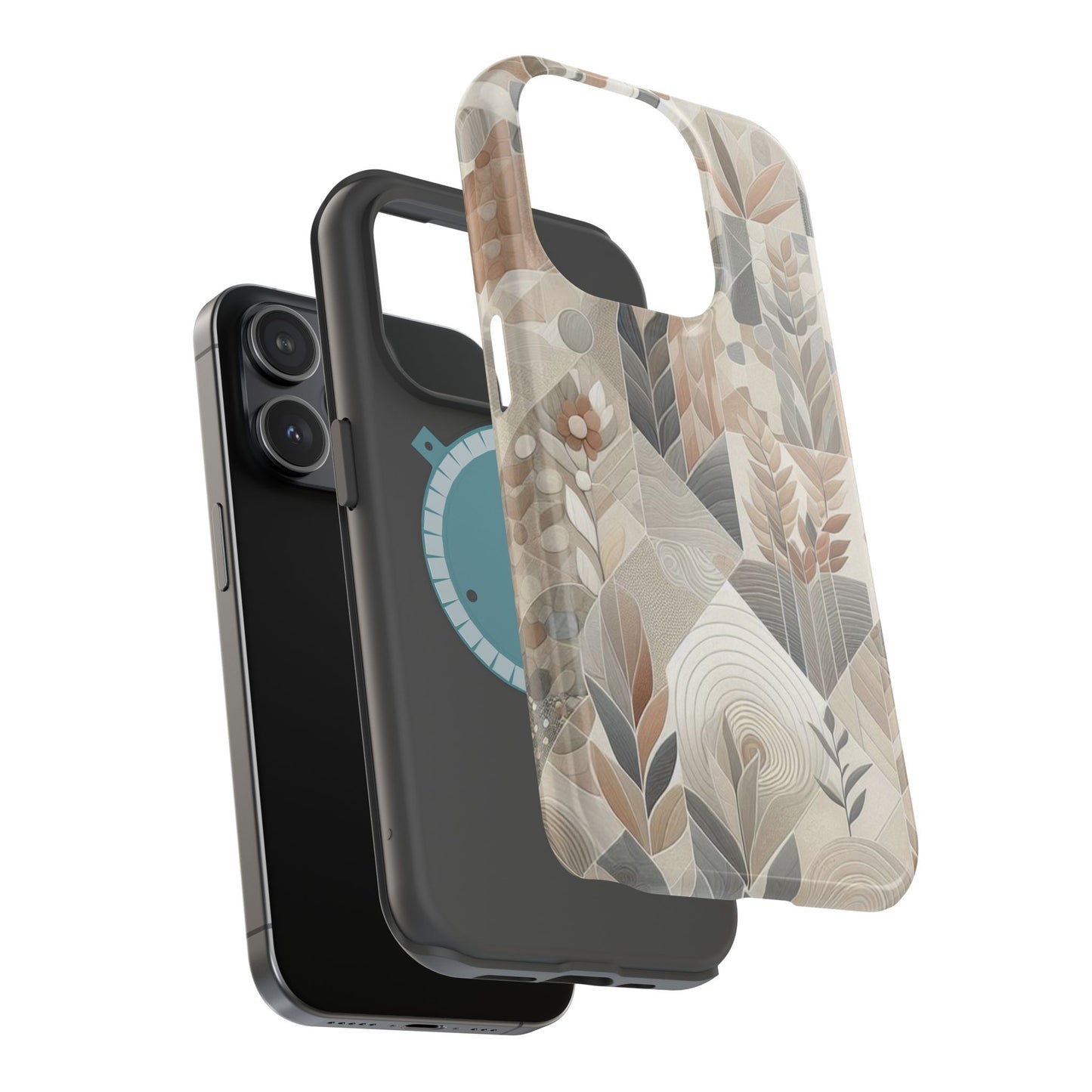 Boho Mosaic Phone Case Magnetic