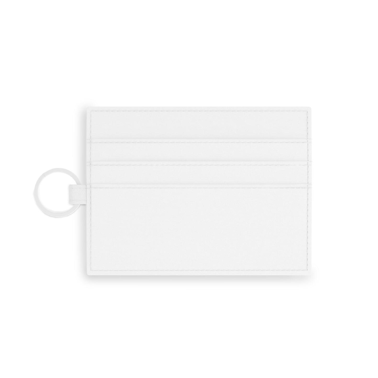 Slim wallet faux leather card holder