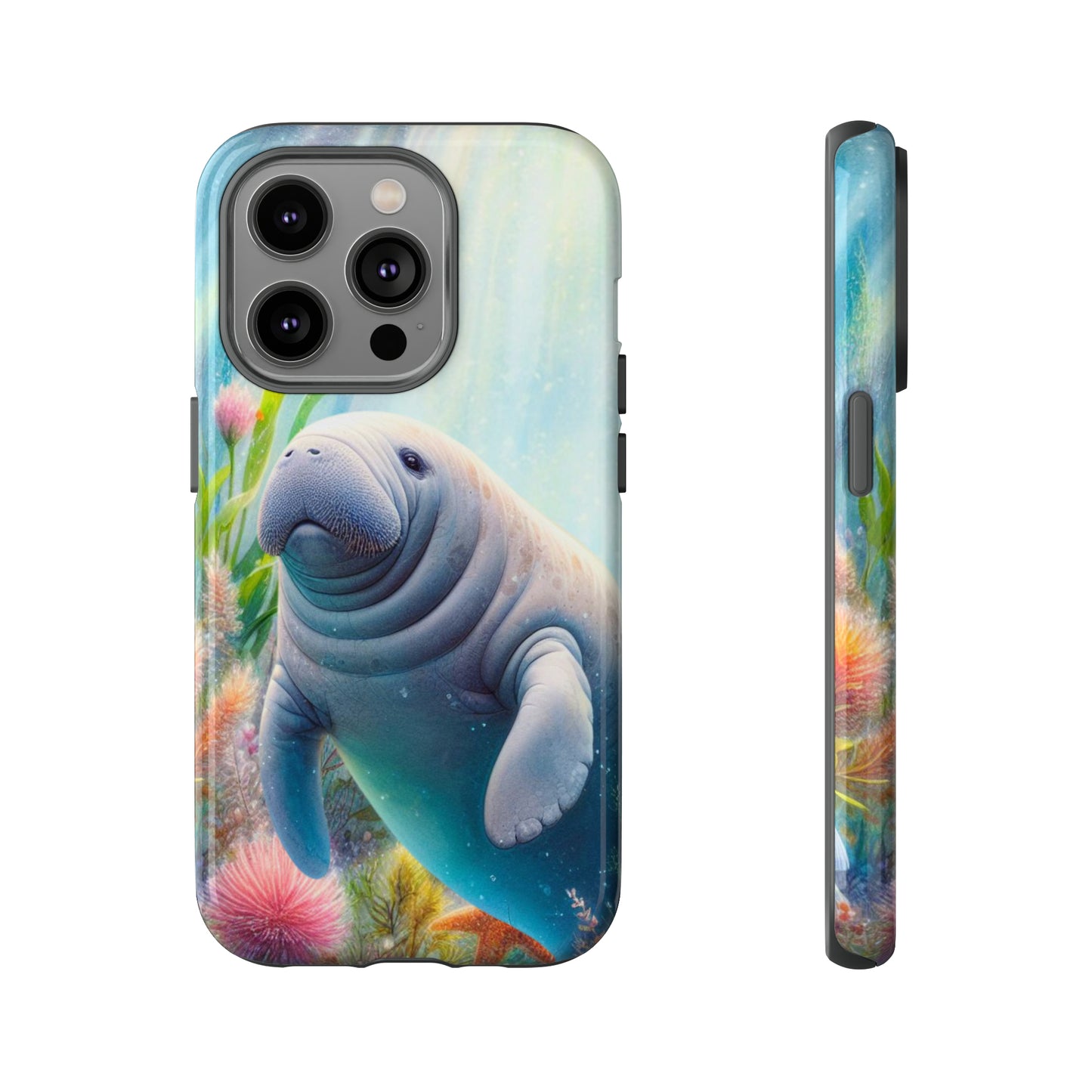 Manatee phone case protective