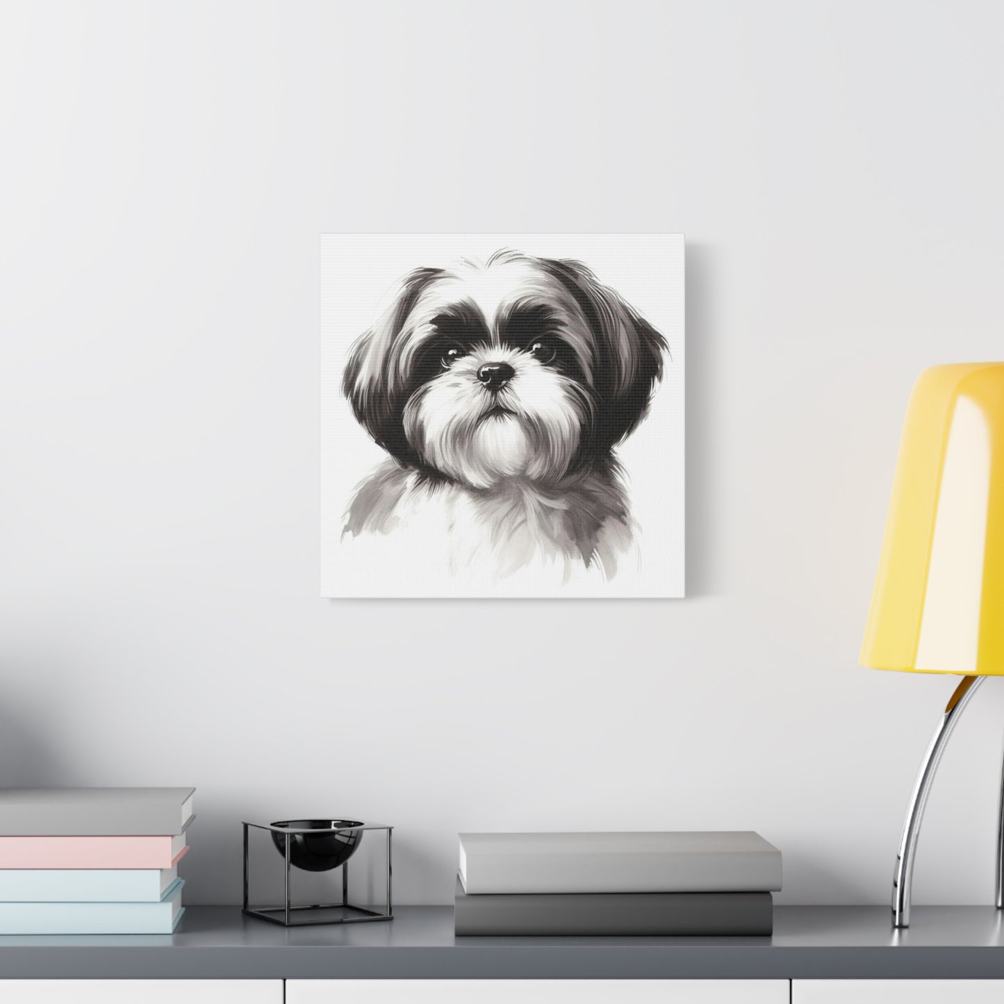 Shih tzu painting
