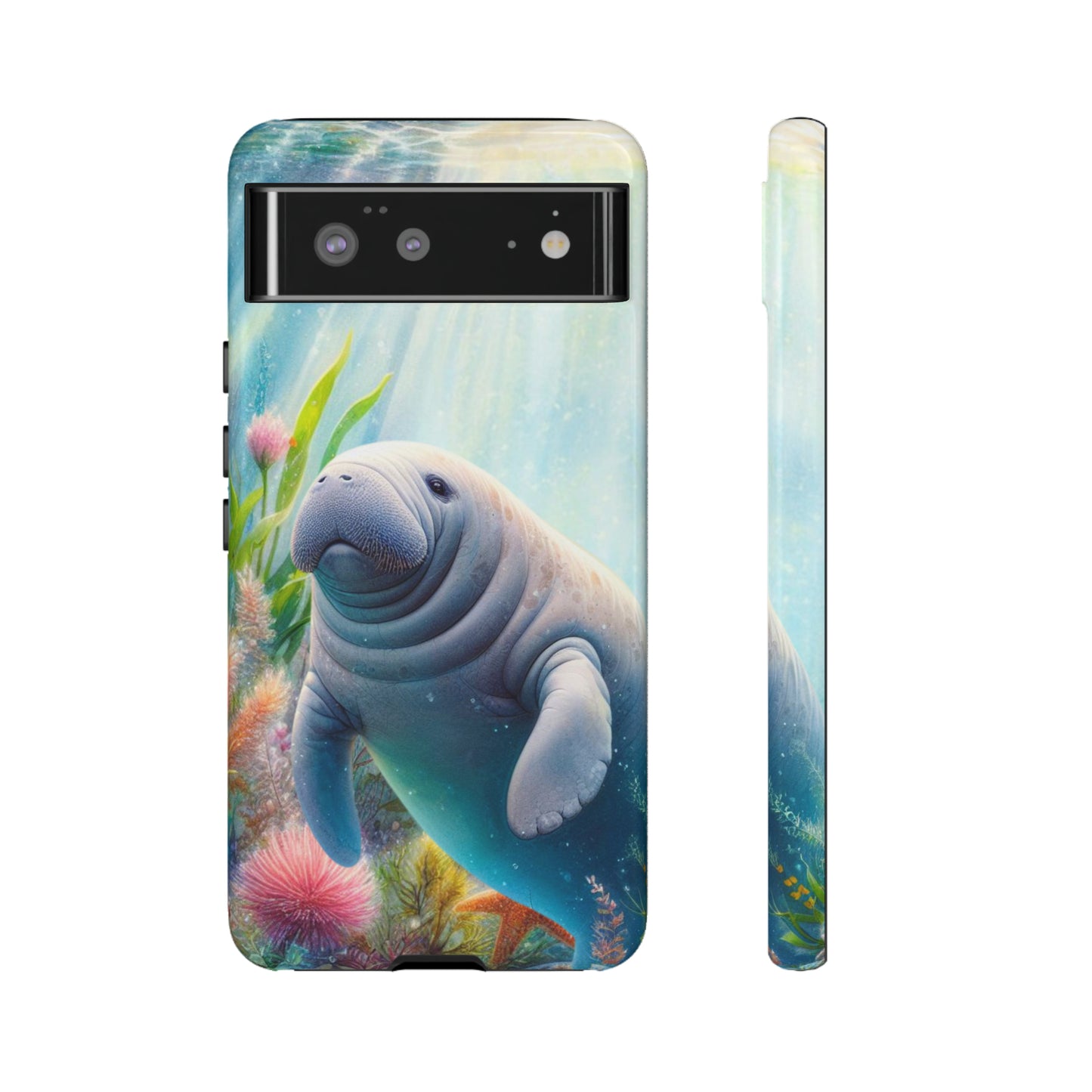 Manatee phone case protective