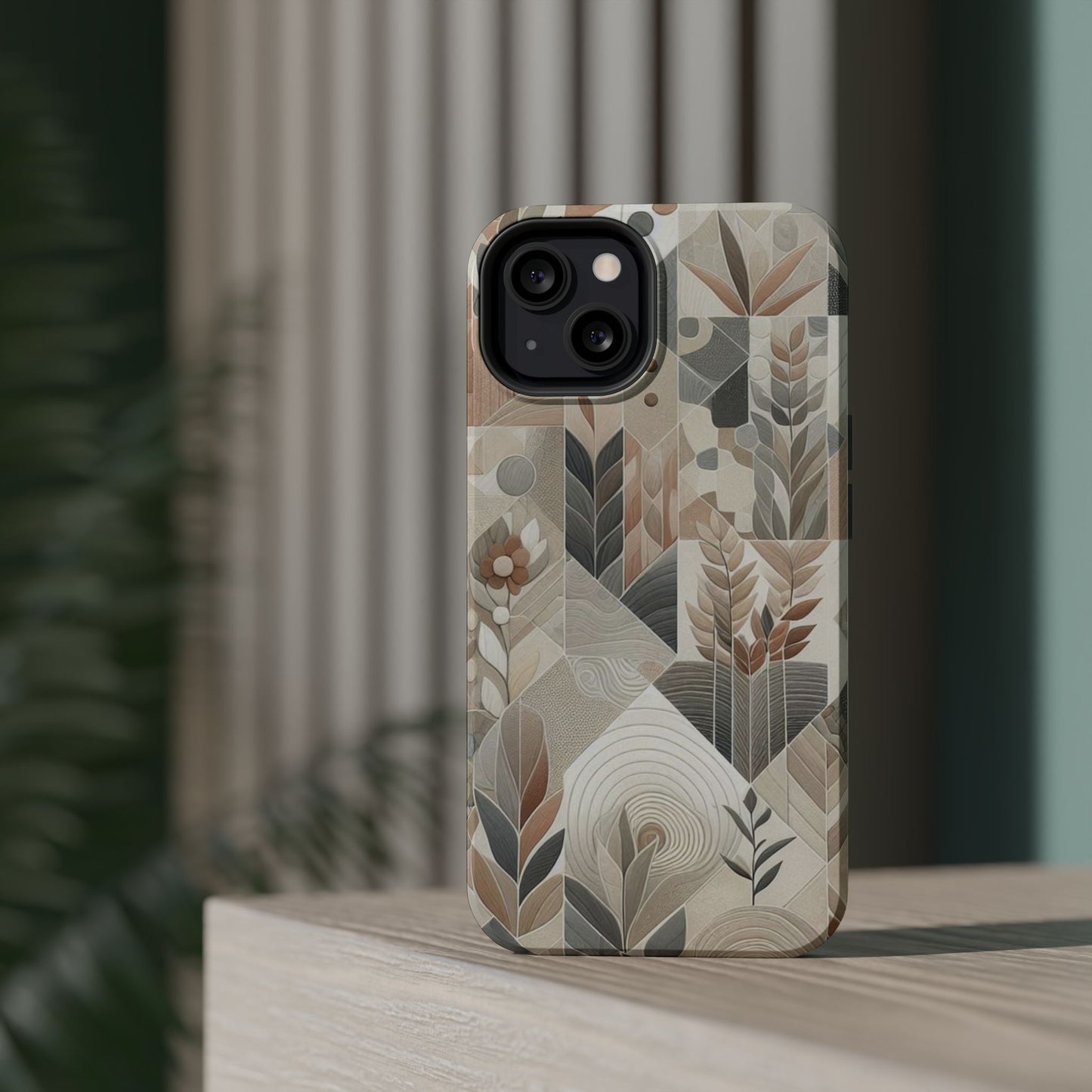 Boho Mosaic Phone Case Magnetic