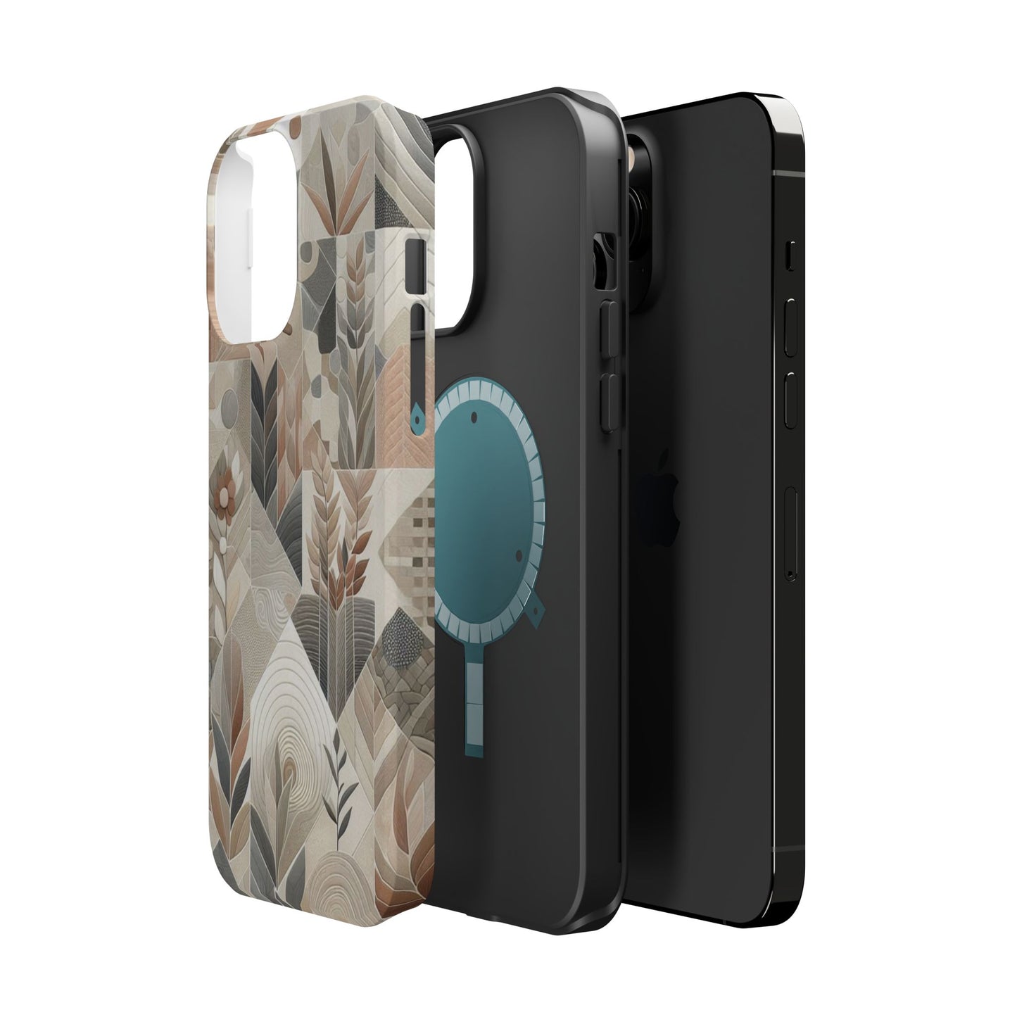 Boho Mosaic Phone Case Magnetic