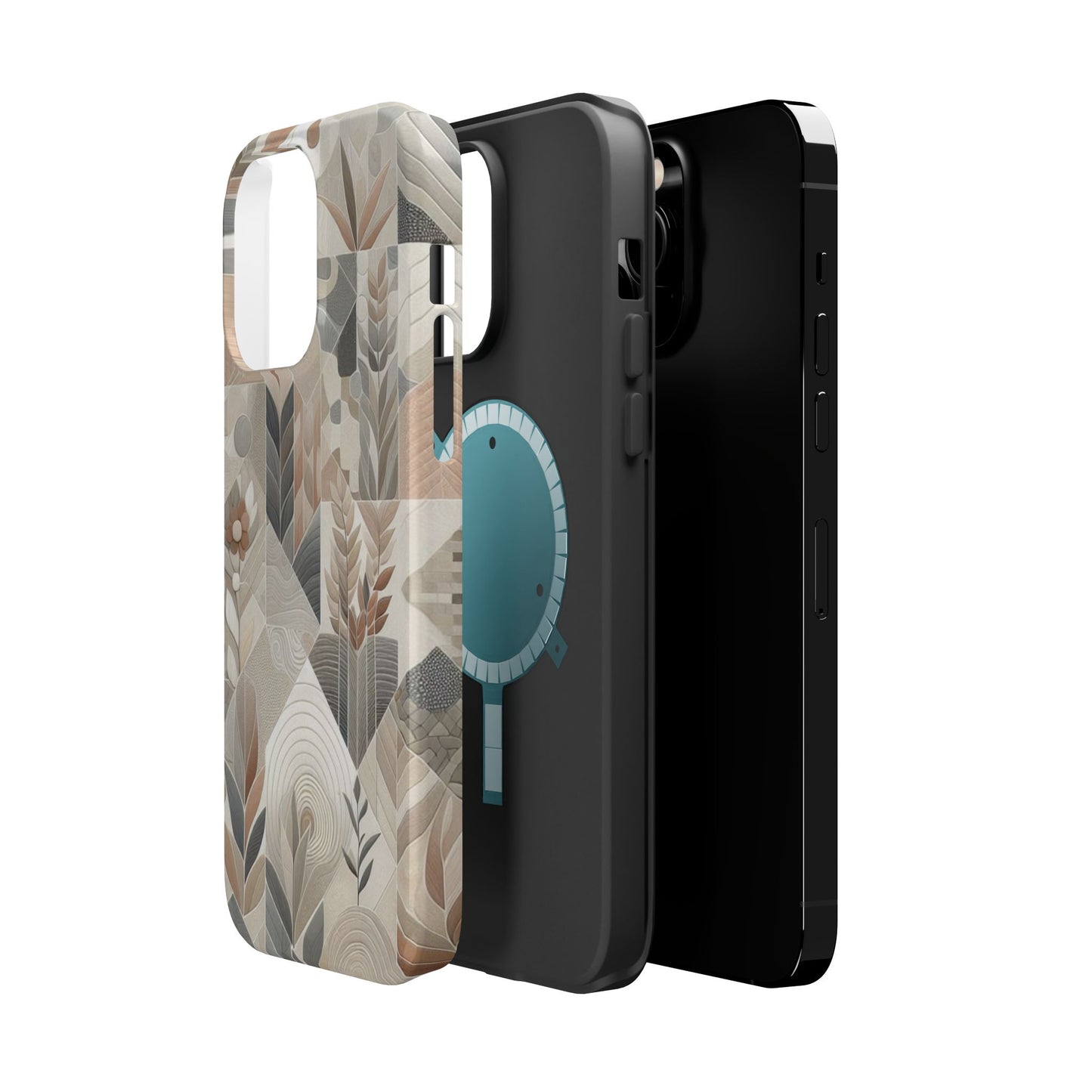 Boho Mosaic Phone Case Magnetic
