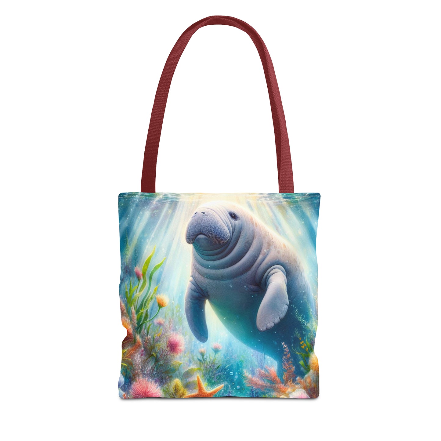 Manatee tote bag