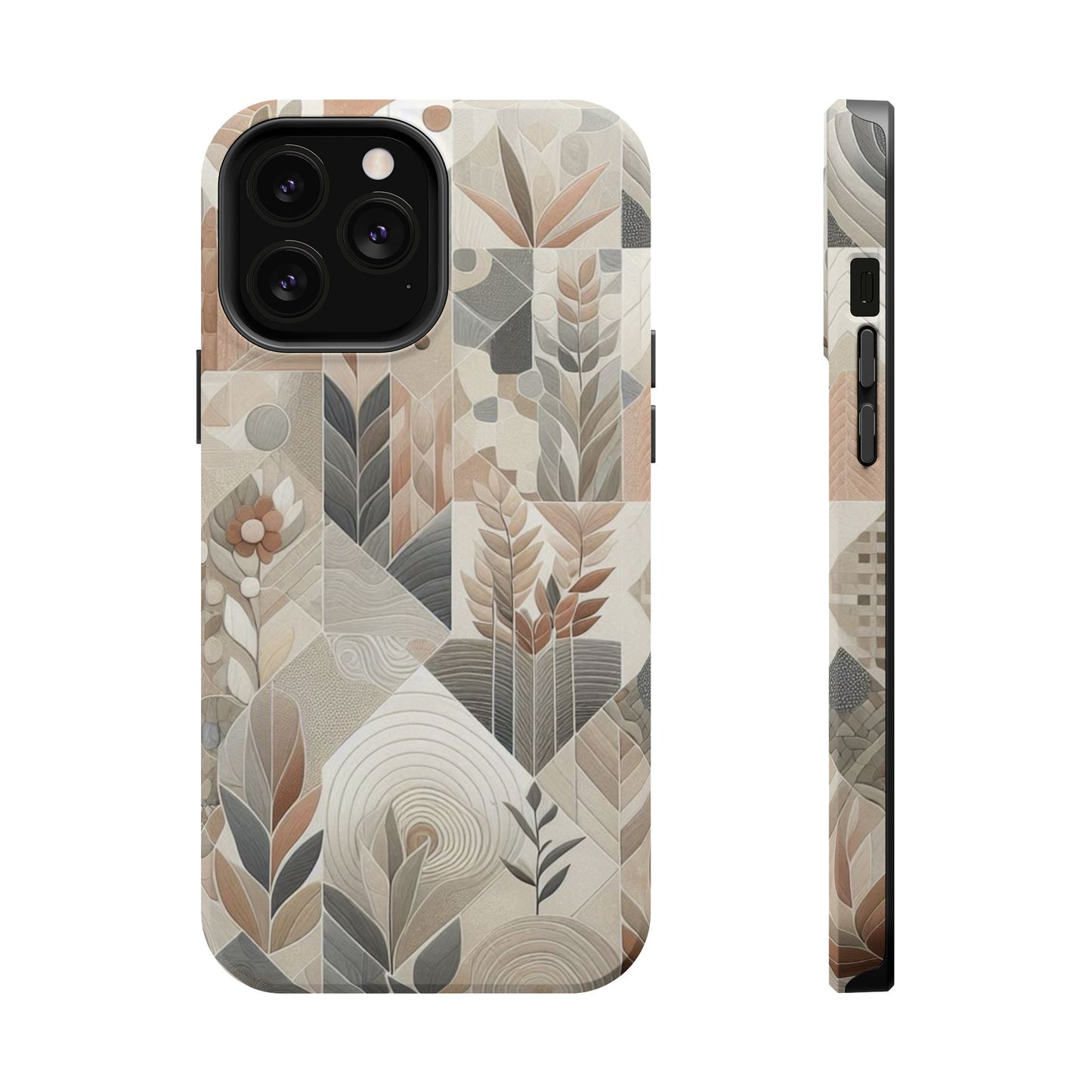 Boho Mosaic Phone Case Magnetic