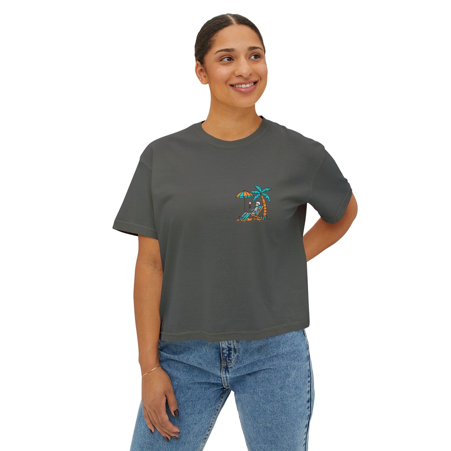 Summer Skeleton Women's Tee - Summerween Shirt