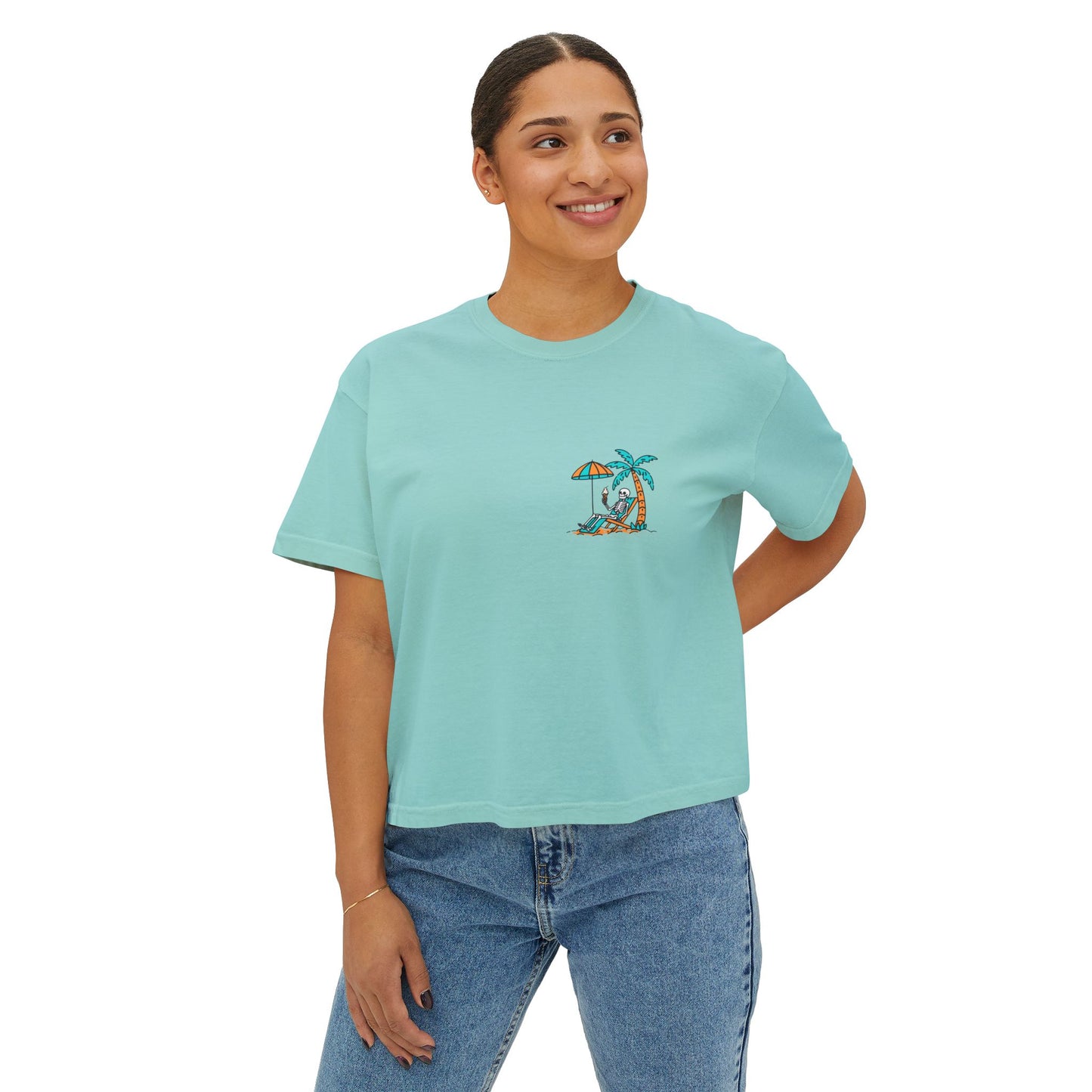 Summer Skeleton Women's Tee - Summerween Shirt
