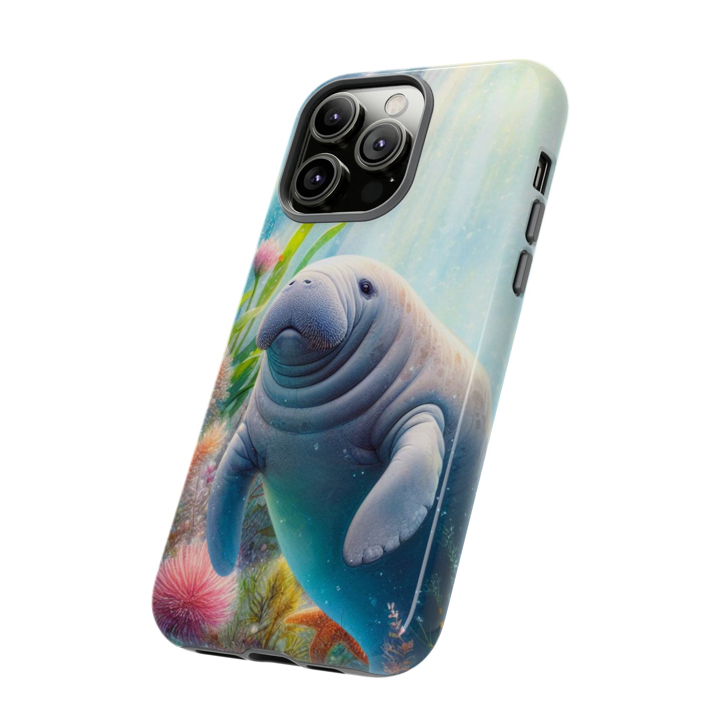Manatee phone case protective