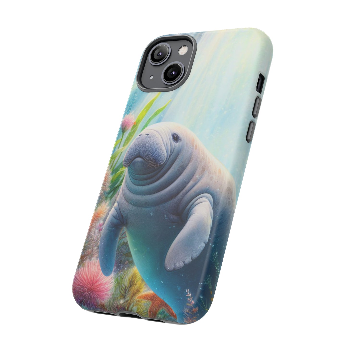 Manatee phone case protective