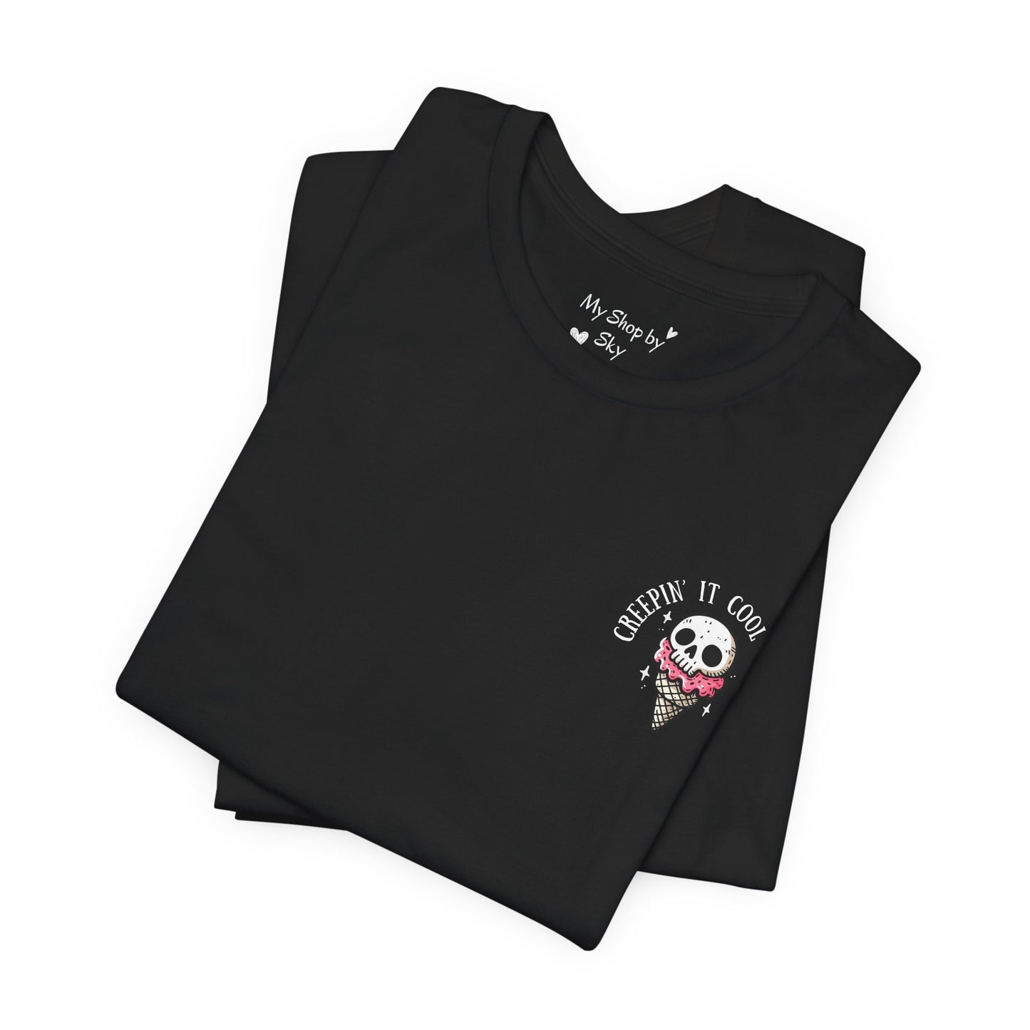 Creepin' It Cool Ice Cream Skull Tee