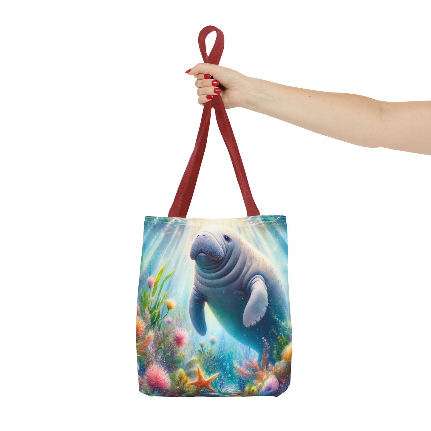 Manatee tote bag