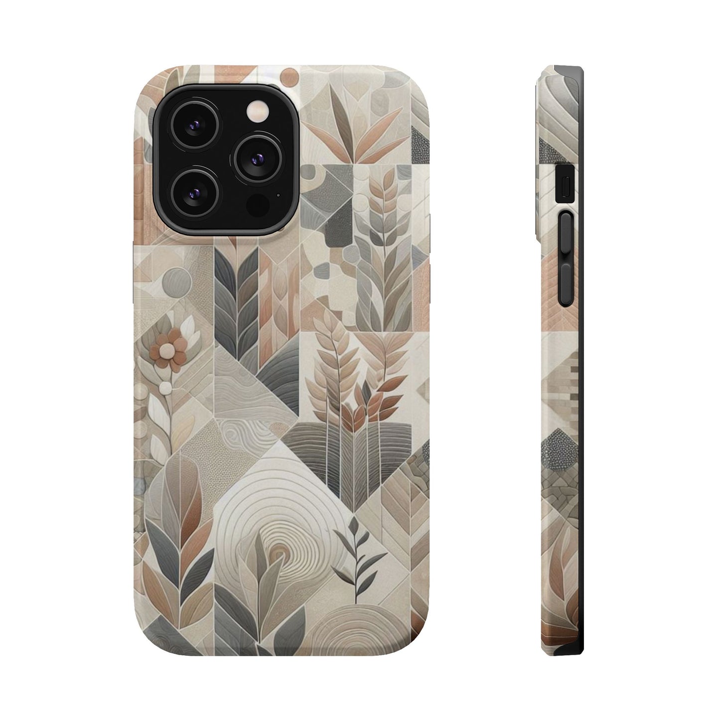 Boho Mosaic Phone Case Magnetic