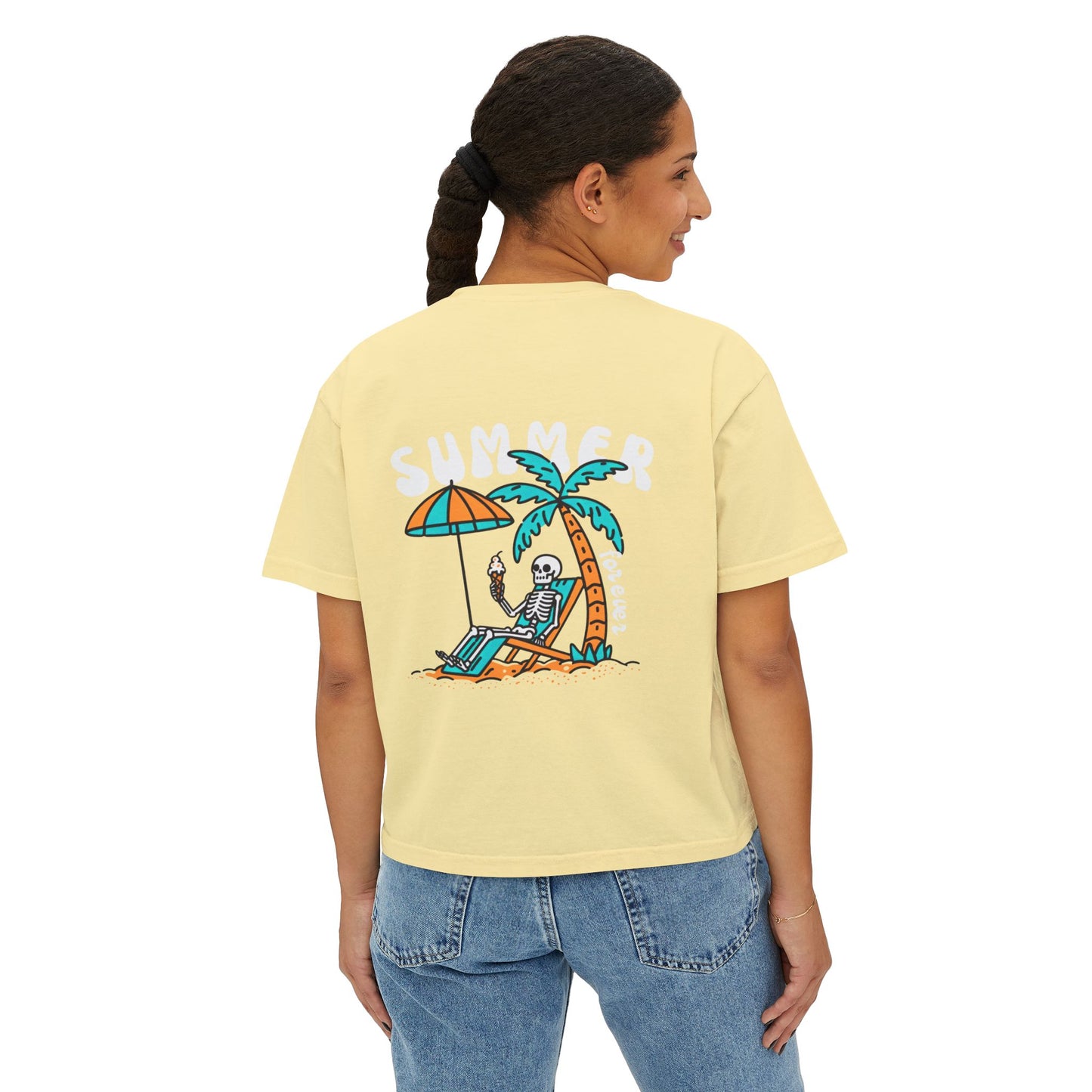 Summer Skeleton Women's Tee - Summerween Shirt