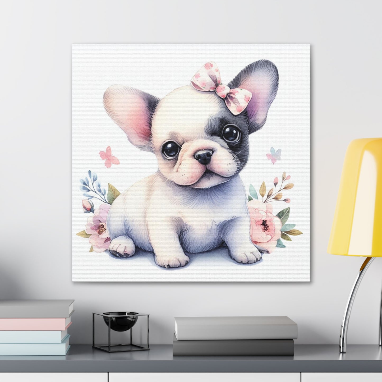 Frenchie baby painting