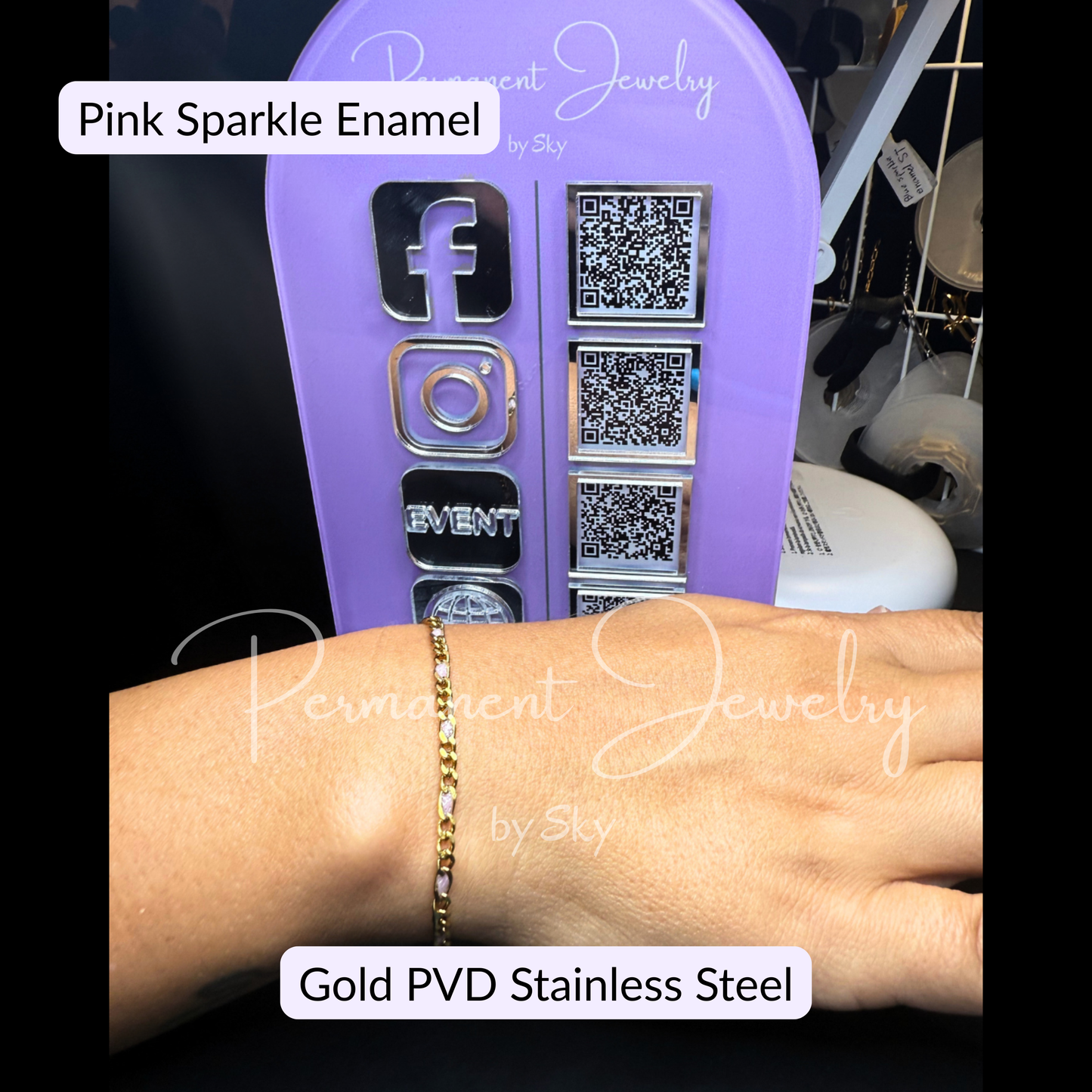 Pink Sparkle Bracelet