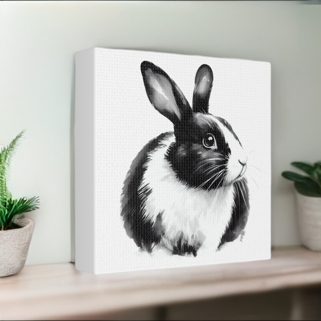Bunny painting Dutch banded