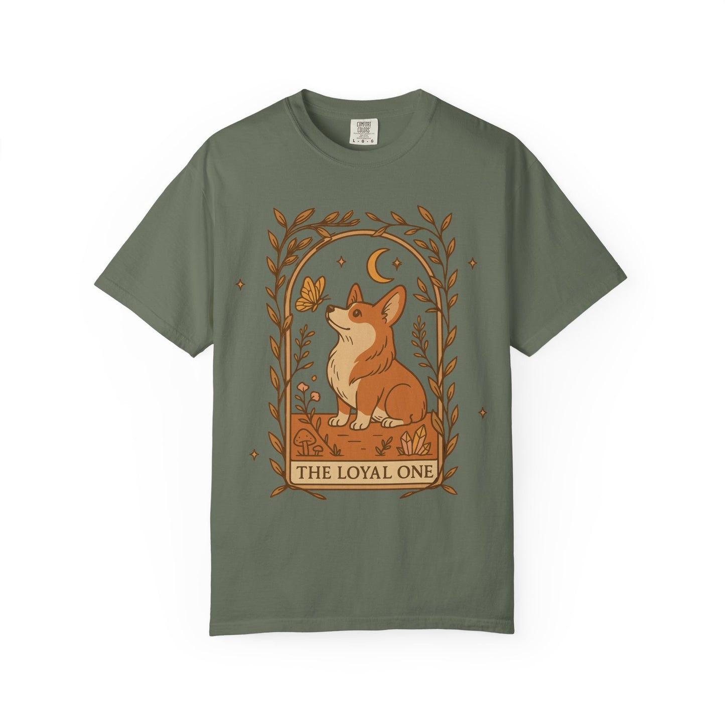 Corgi Unisex T-Shirt - 'The Loyal One' Tarot Card Design