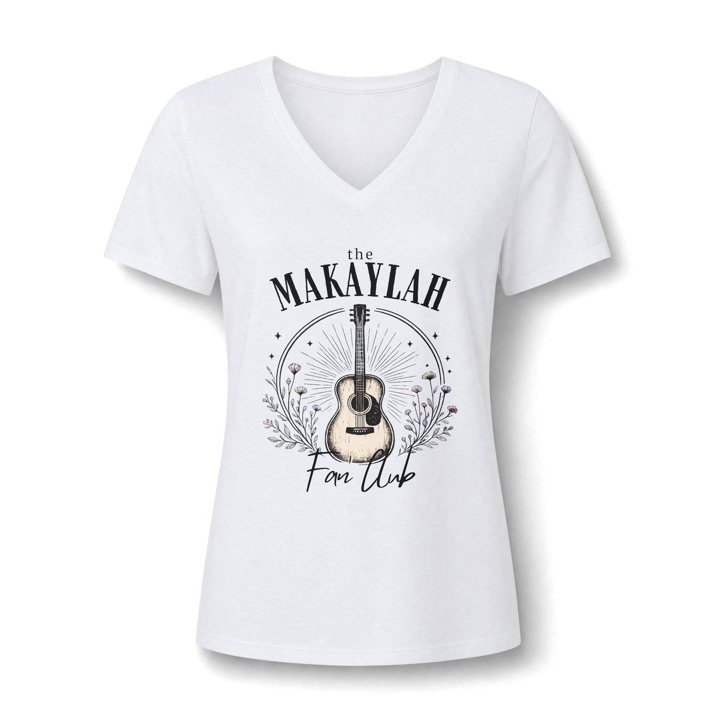 Makaylah Fan Club Women's V-Neck Tee
