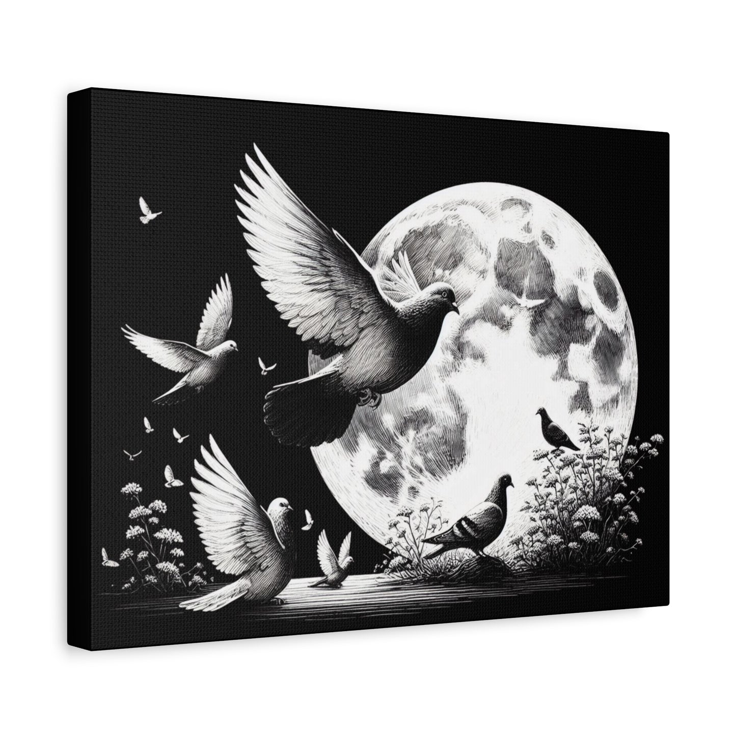 Canvas Print Pigeon