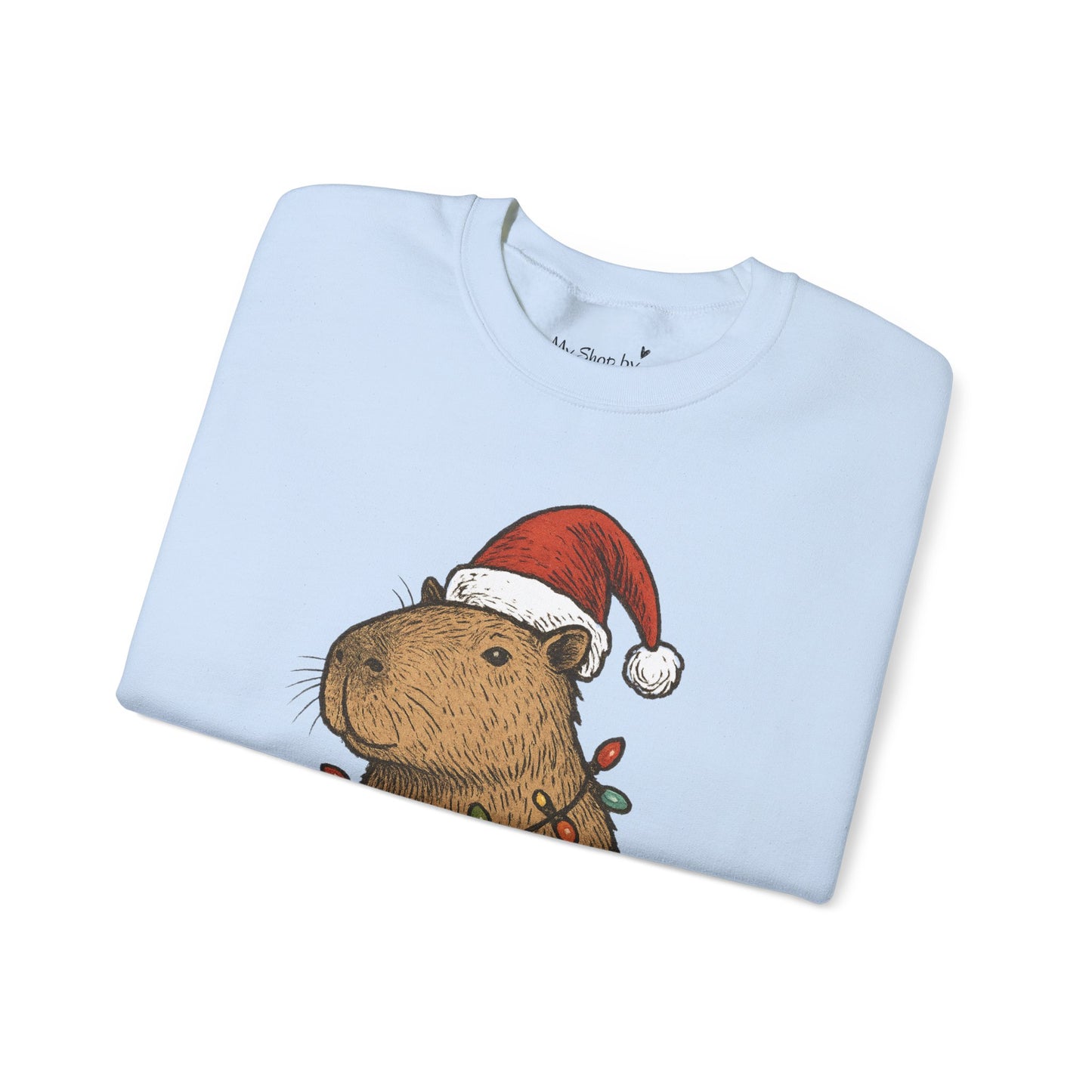 Christmas Capybara Sweatshirt - Unisex Sweatshirt