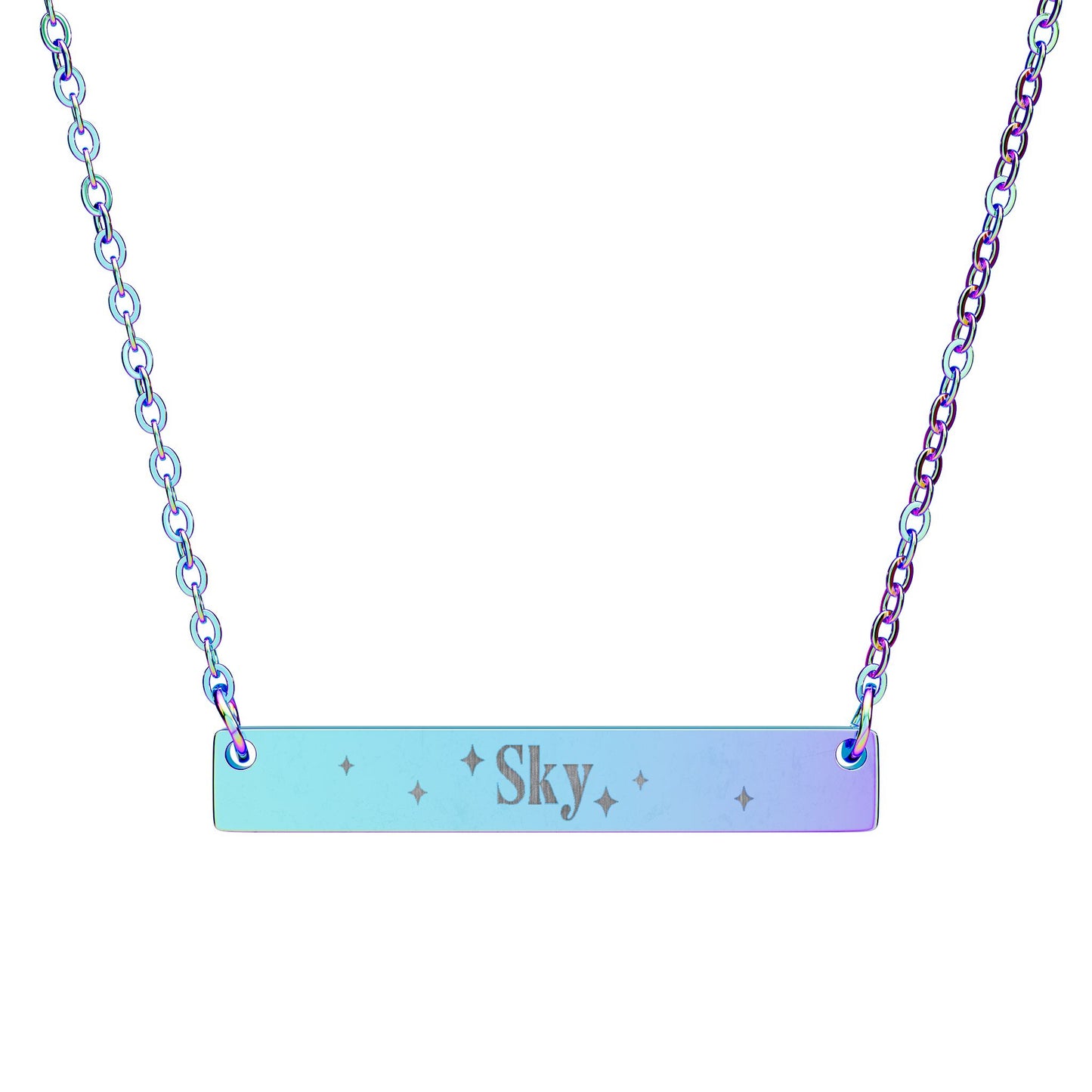 Name Bar Necklace (Horizontal)