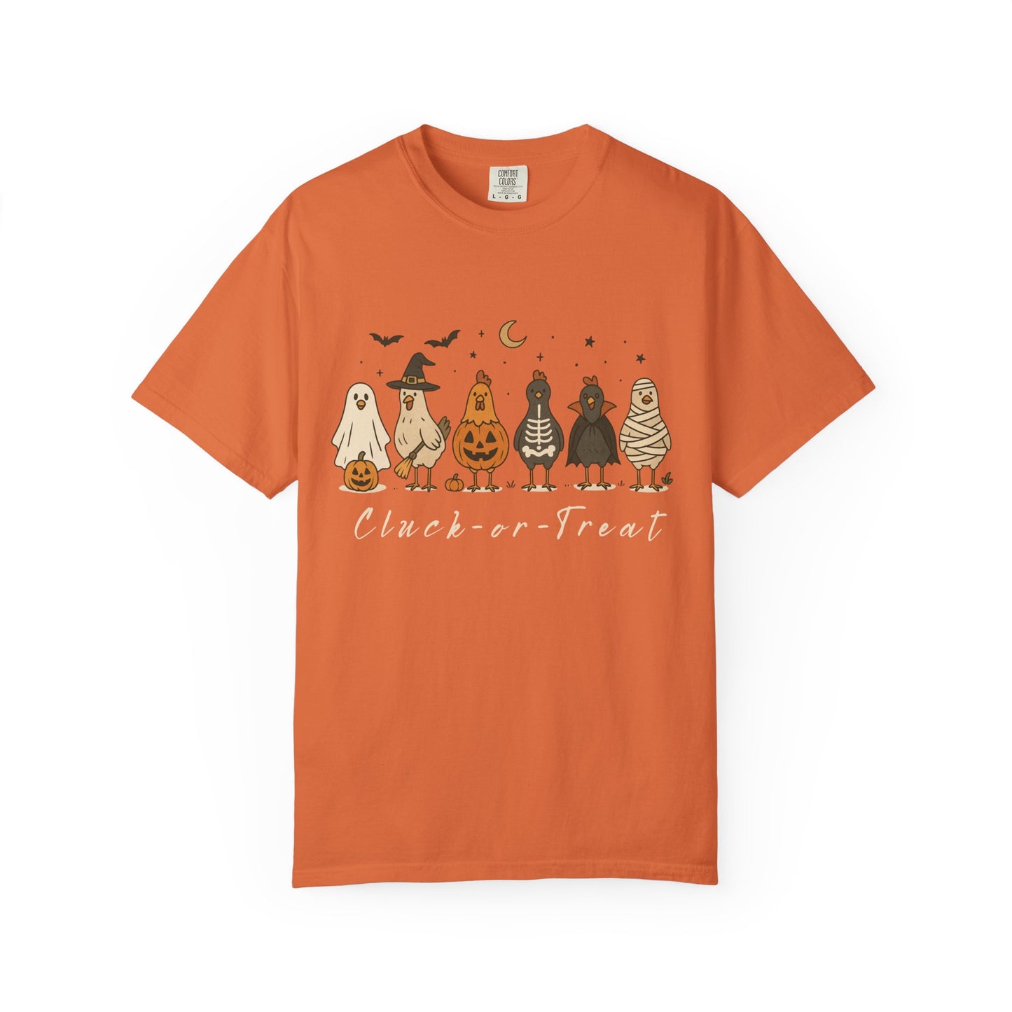 Halloween Chicken 'Cluck-or-Treat' Tee