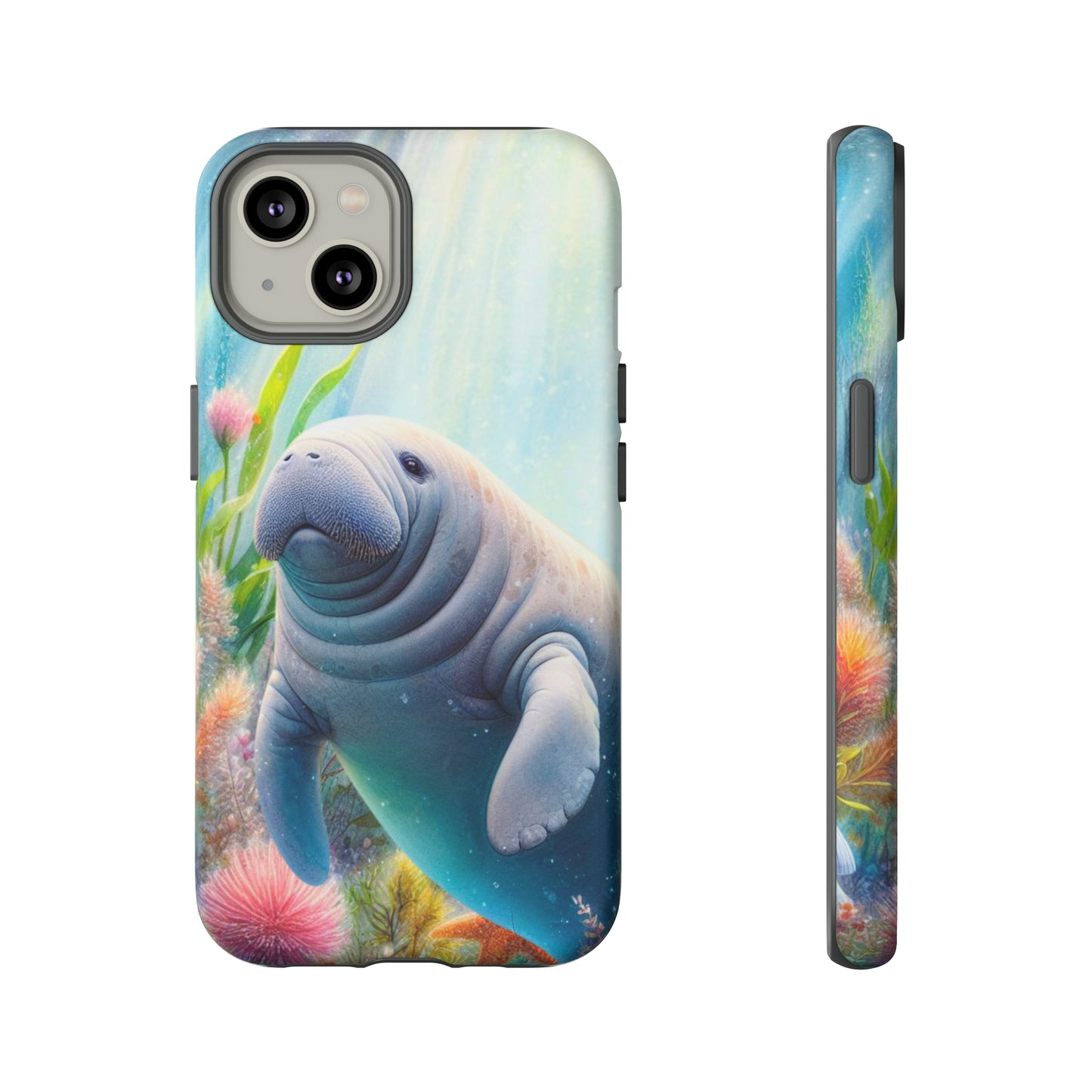 Manatee phone case protective
