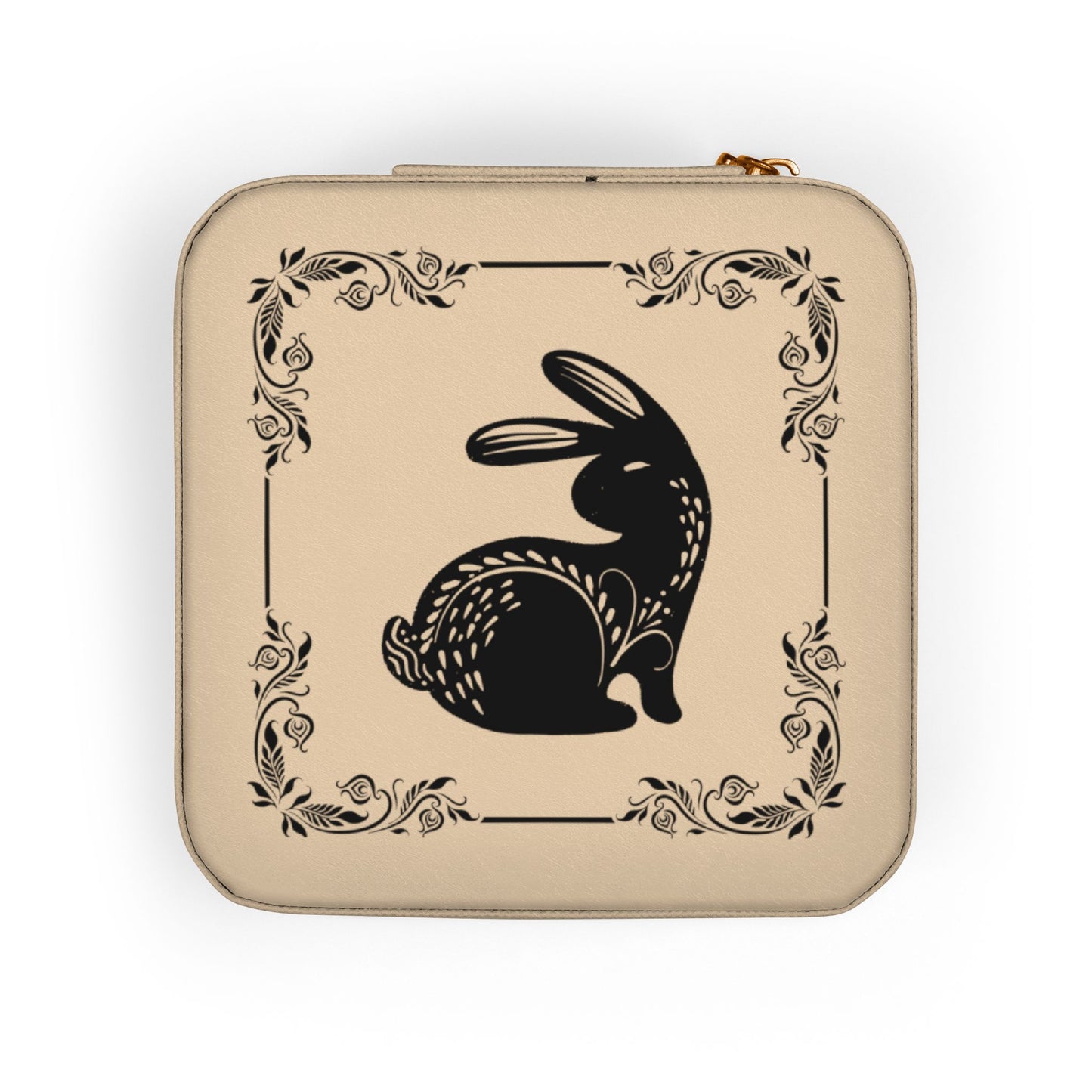 Travel Jewelry Case - Bunny Design