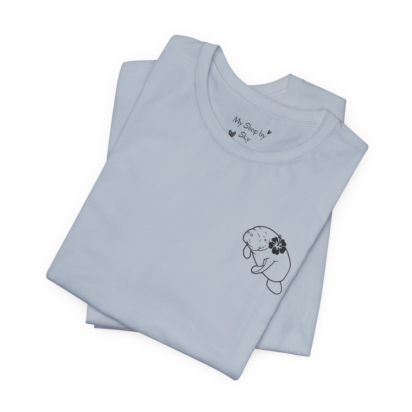 Manatee Hibiscus Small Print