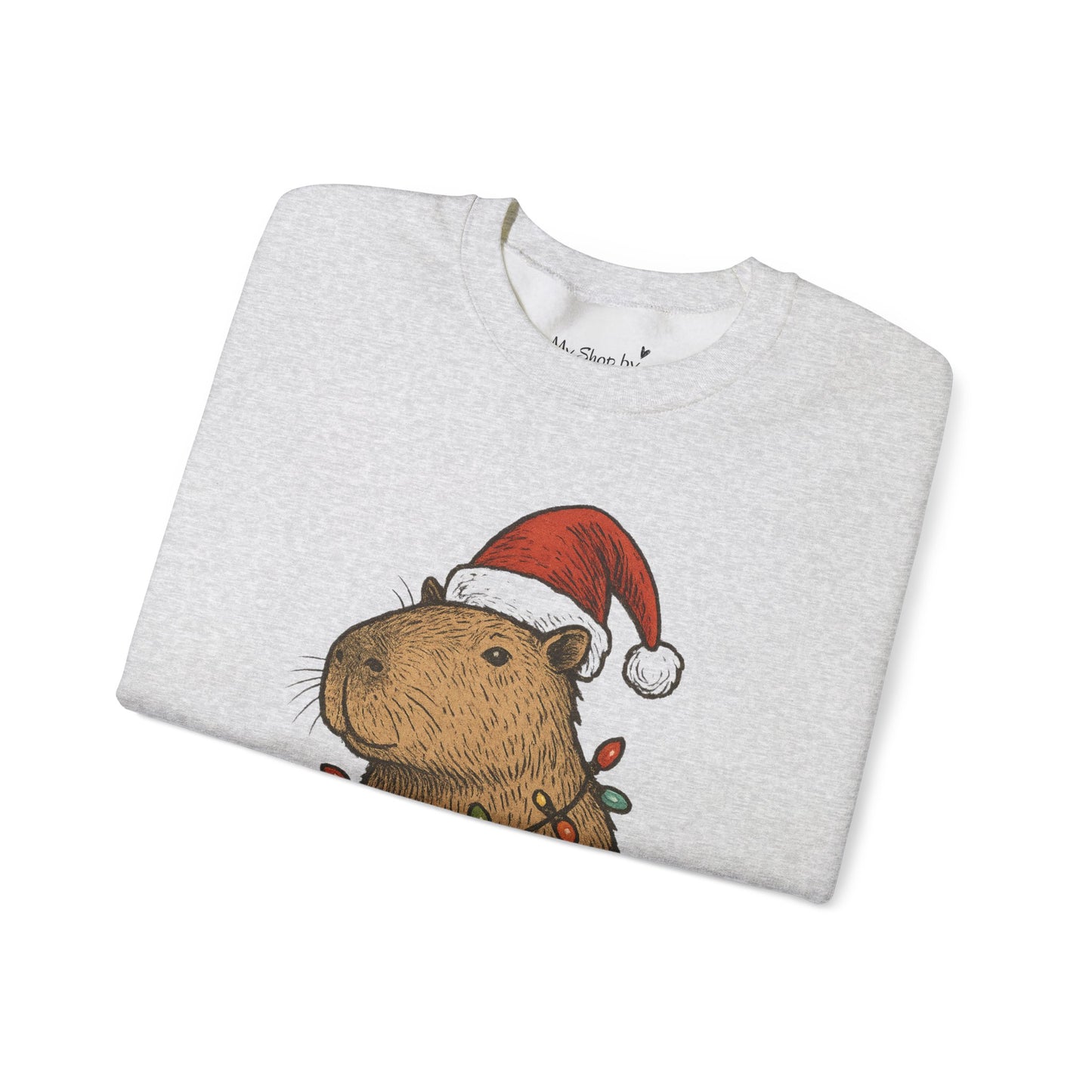 Christmas Capybara Sweatshirt - Unisex Sweatshirt