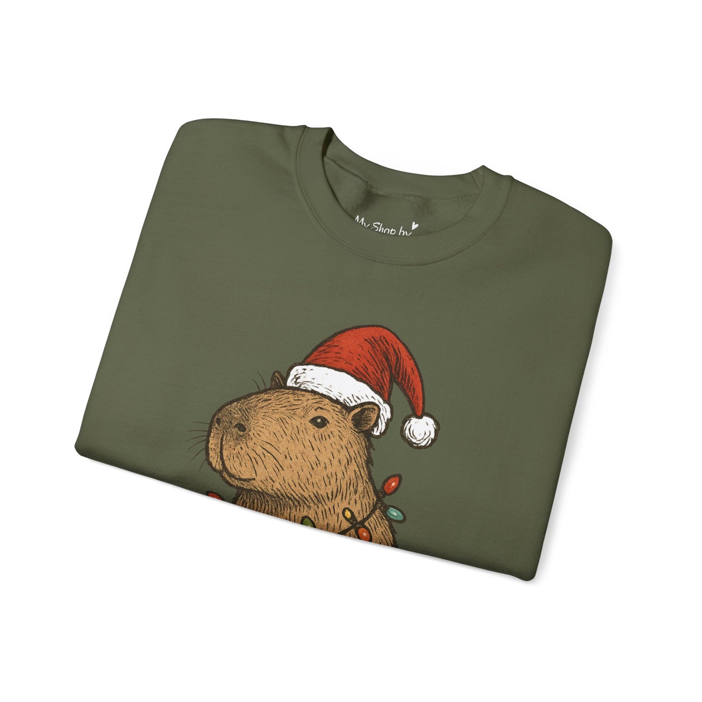 Christmas Capybara Sweatshirt - Unisex Sweatshirt