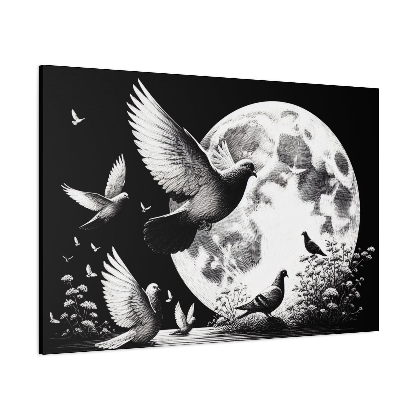 Canvas Print Pigeon
