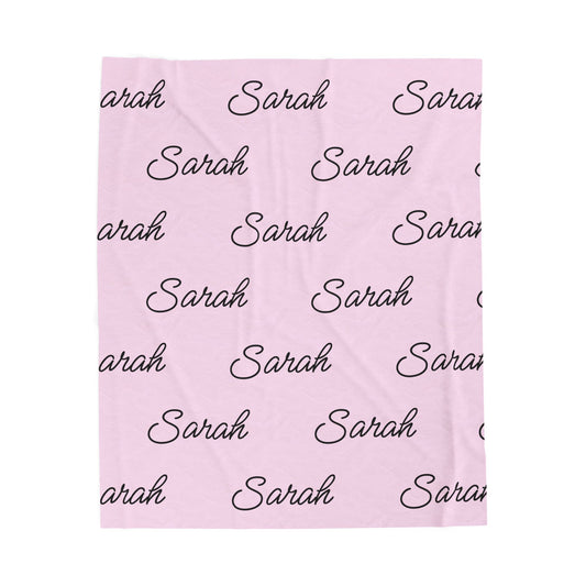Personalized Baby Name Blanket