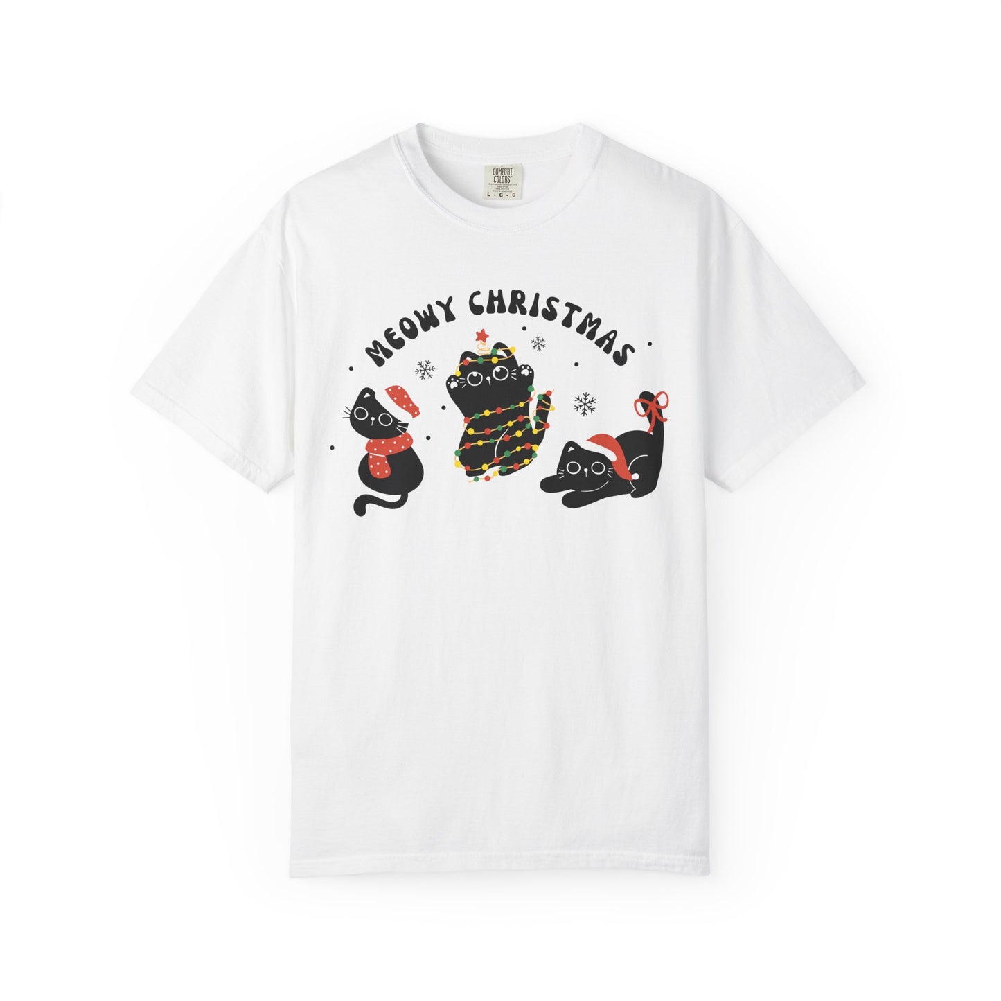 Meowy Christmas T-shirt